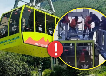 Falló el teleférico de Grutas de García - Código Regio