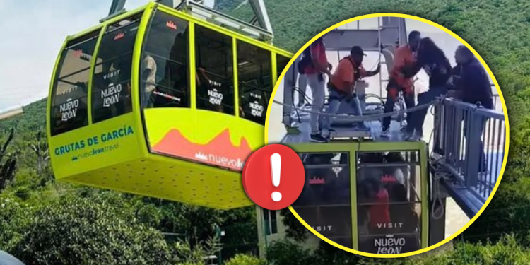 Falló el teleférico de Grutas de García - Código Regio