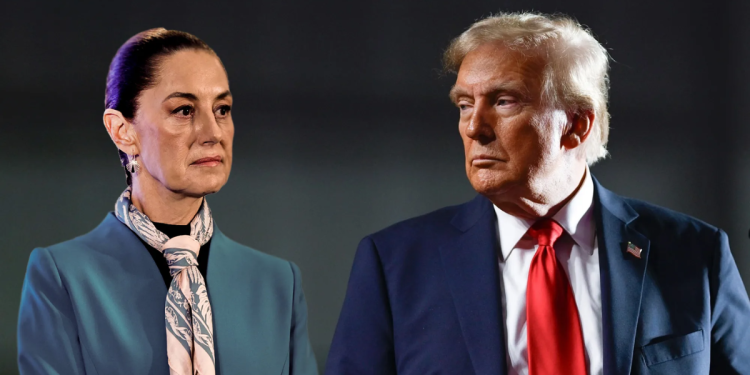 Sheinbaum y trump