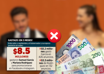 gasto en redes, Samuel y Mariana, publicidad política, Nuevo León