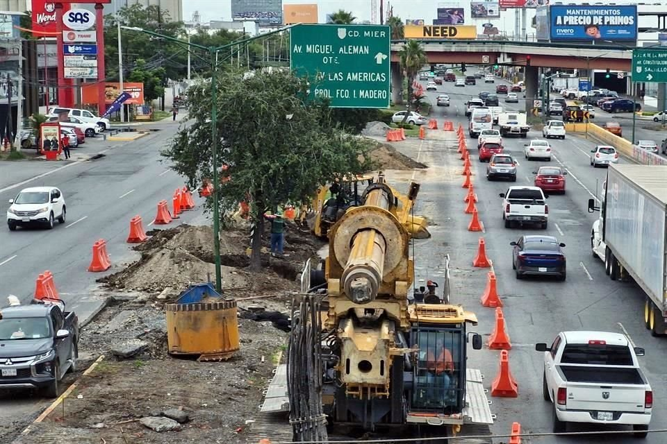 Caos Vehicular Por Trabajos De La Línea 6 Del Metro