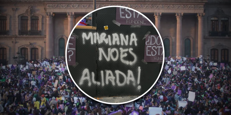 La marcha del 8M volvió a evidenciar la crisis de violencia de género y feminicidios en Nuevo León