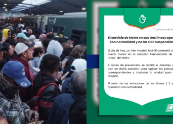 CODIGO REGIO Otra vez una falla “menor” deja a usuarios de L1 atorados en el metro