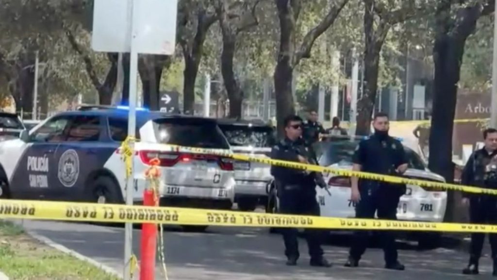 Escena del crimen de ejecutado en la Arboleda, San Pedro