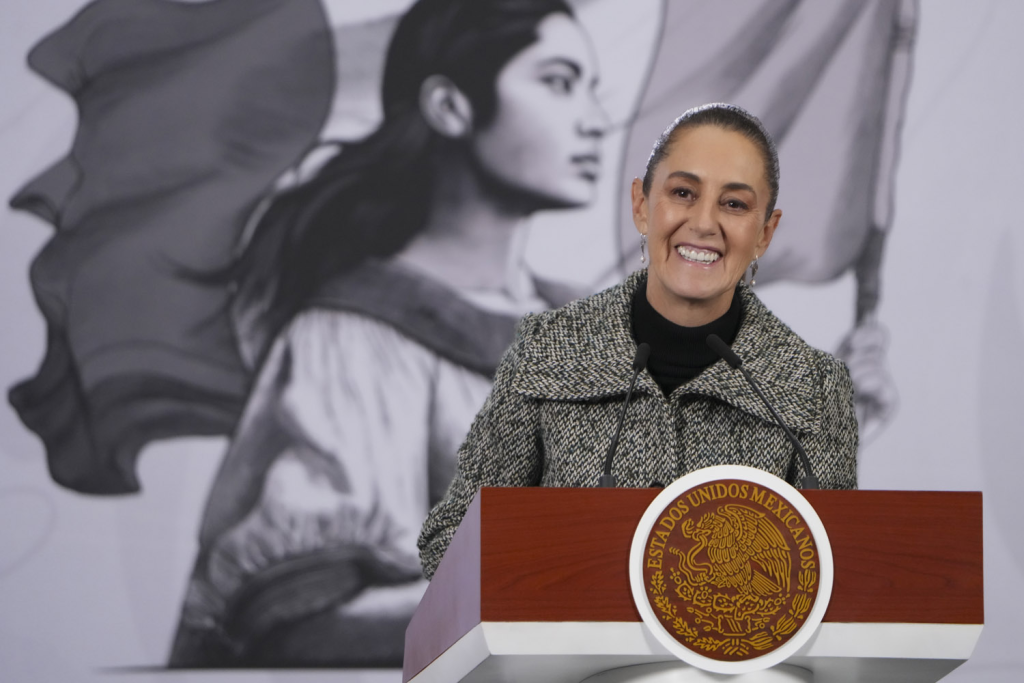 La presidenta Claudia Sheinbaum Pardo