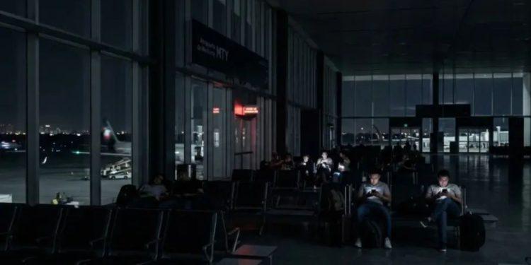 aeropuerto a oscuras por las obras en la línea 6 del metro