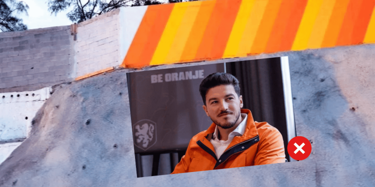 Mundial de Fútbol del 2026 causan polémica tras pintar pared color naranja en Guadalupe para ocultar carencias