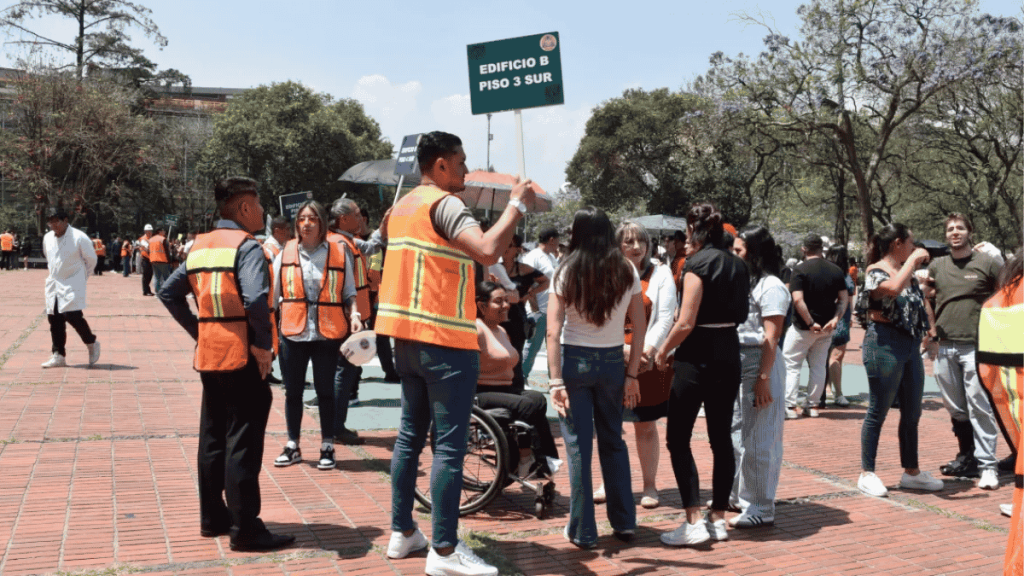 realizan Simulacro Nacional 2026 en Nuevo León en municipio de Allende con prueba de un sismo de magnitud 5.2