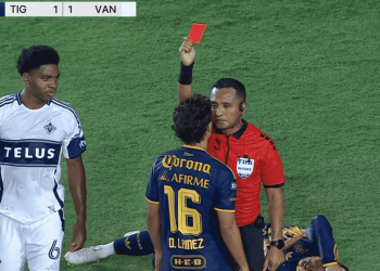 la expulsion de Nahuel Guzmán y Diego Lainez