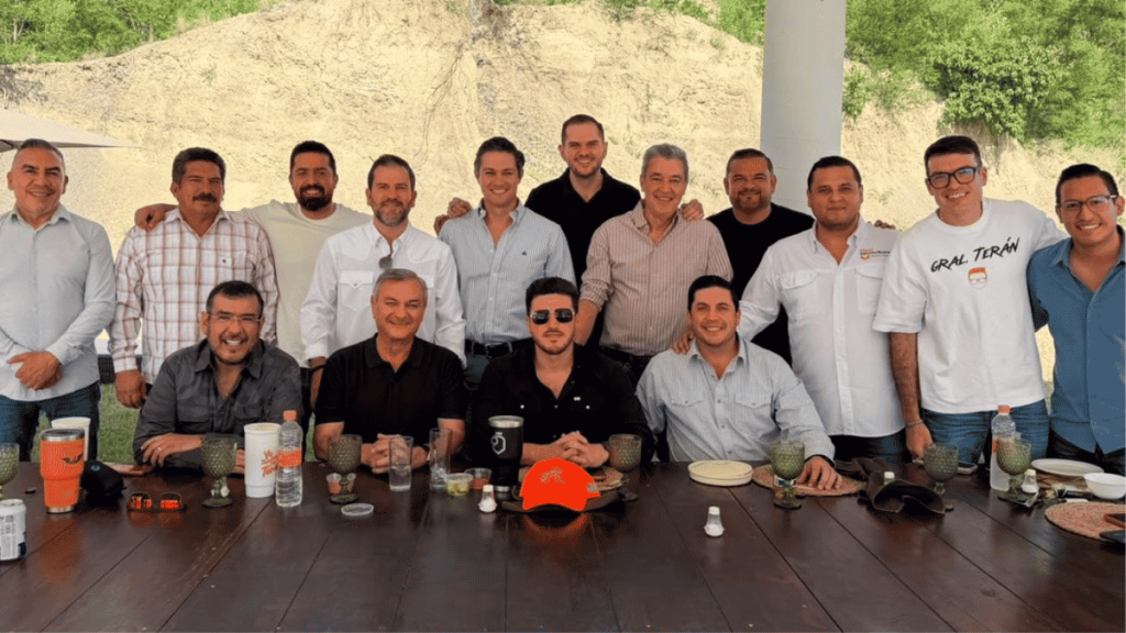 reunión con el gobernador de Nuevo León